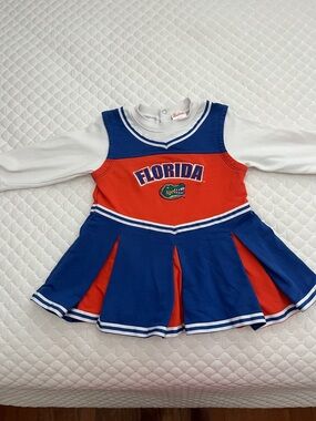 24 month Adorable University of Florida Gators cheerleader dress.